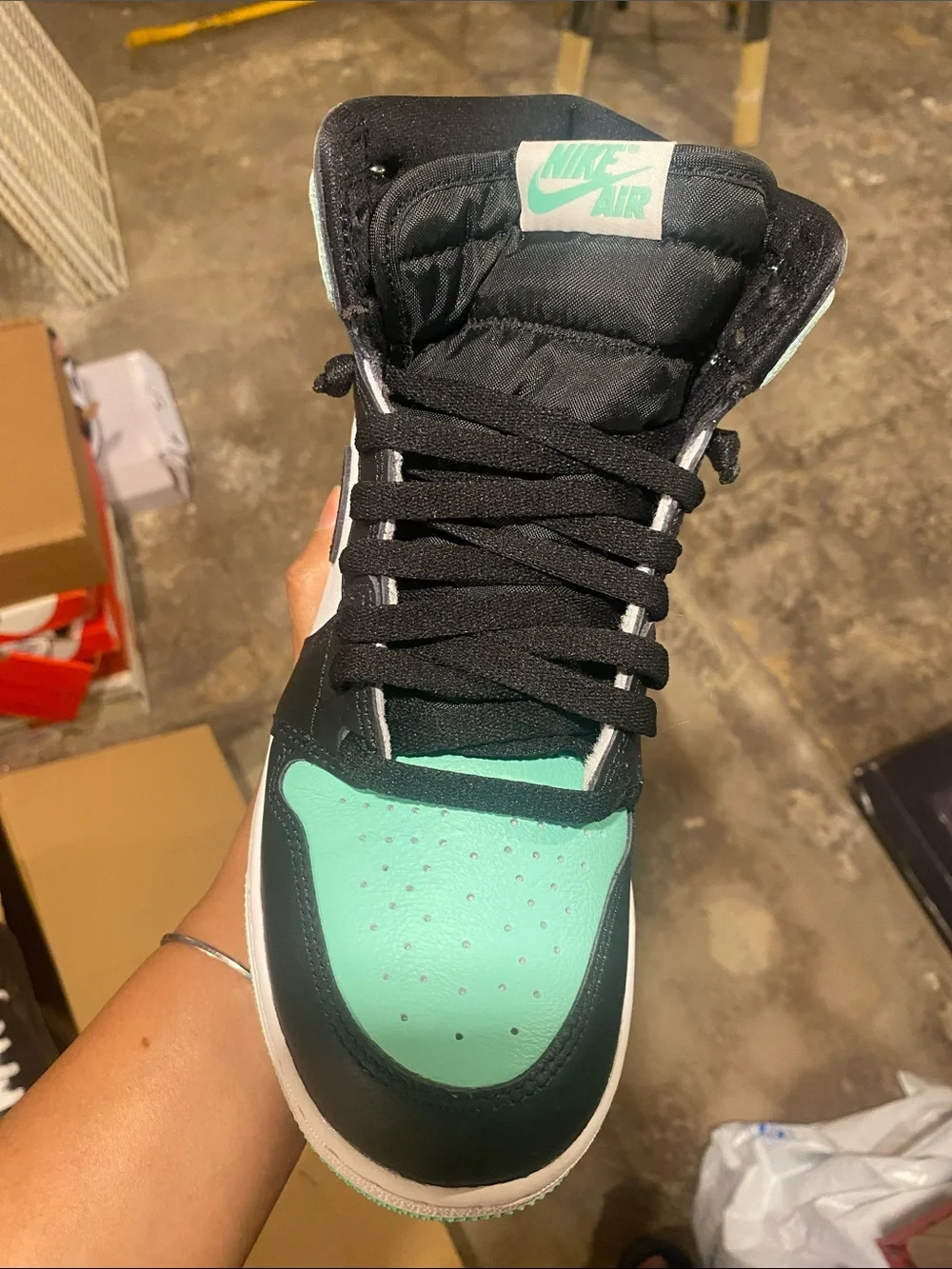 Nike Air Jordan 1 High Mint Black White